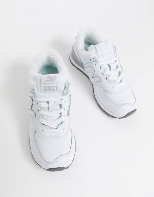 new balance 574 white