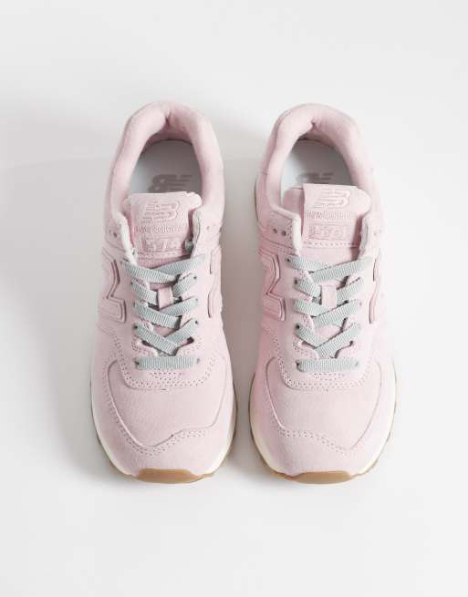 New Balance 574 buty sportowe w kolorze różowym, 2 z 5