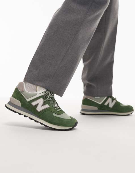 New Balance 574 – Ciemnozielone buty sportowe - view 1