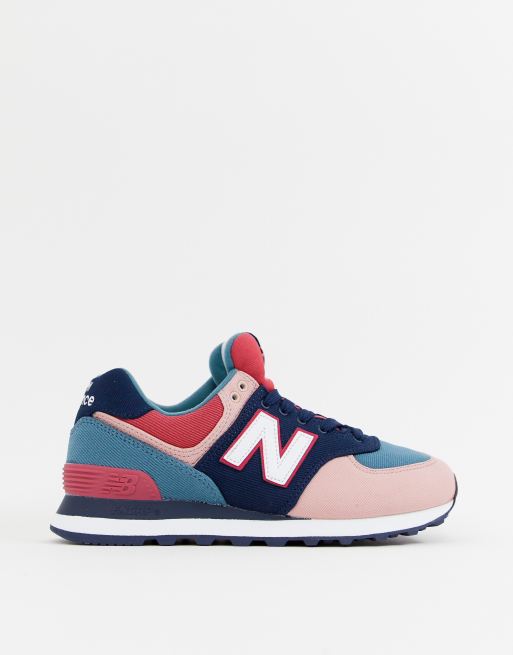 New balance 574 canvas hot sale trainers