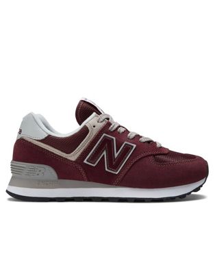 New Balance 574 core trainers in red - ASOS Price Checker