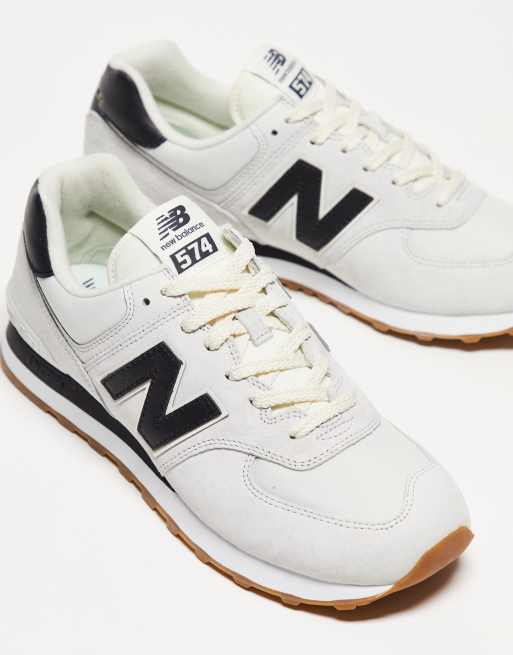 New Balance 574 – Czarno-białe buty sportowe, 4 z 4