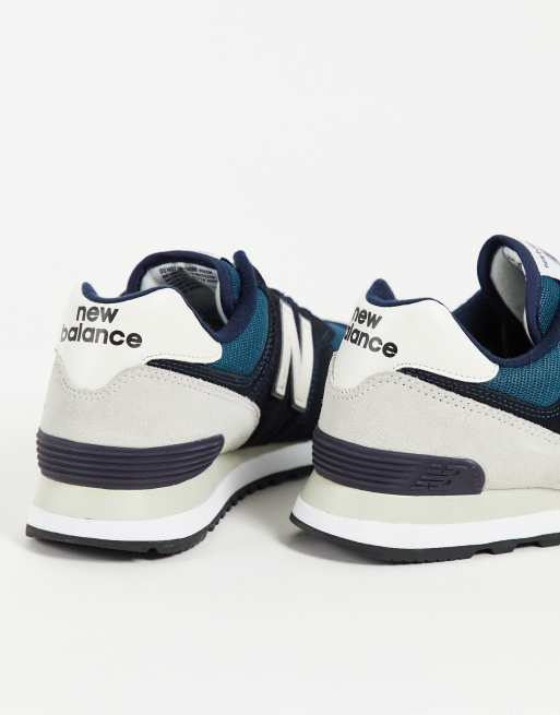 New Balance – 574 – Czarno-niebieskie buty sportowe, 2 z 4