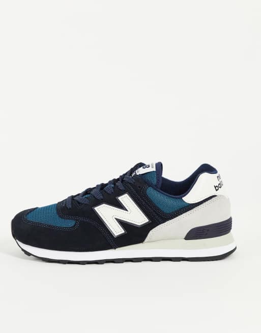 New Balance – 574 – Czarno-niebieskie buty sportowe, 4 z 4