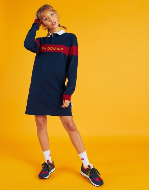 New Balance – 574 – Marinblå träningsskor – Endast hos ASOS, 3 av 4
