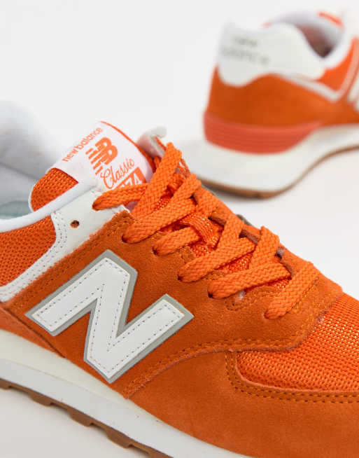 New balance 574 store women orange