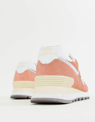 new balance 574 coral