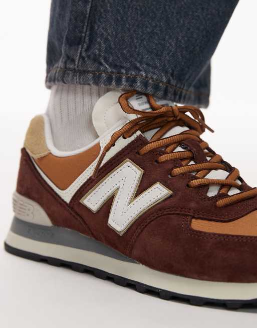 New Balance 574 Pomarańczowe buty sportowe, 4 z 5