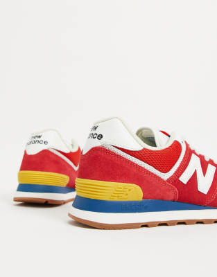 rote new balance 574