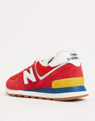 rote new balance 574