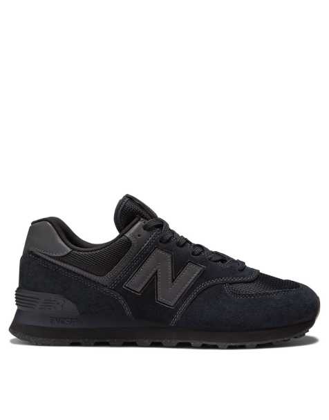 New Balance – 574 – Schwarze Sneaker - view 1