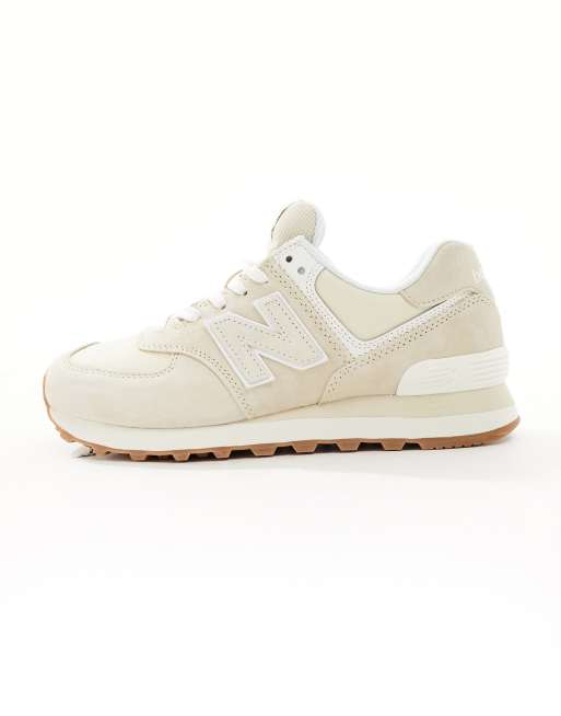 New Balance 574 Sneaker in Beige mit Gummisohle ASOS