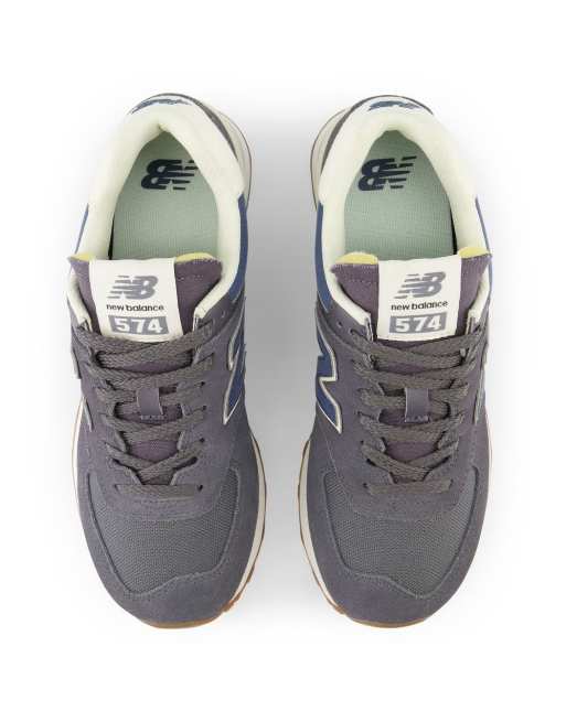 New Balance 574 Sneaker in Dunkelgrau ASOS