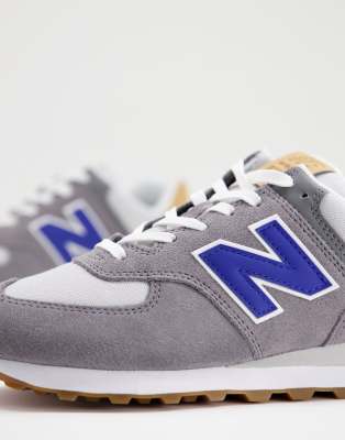 new balance 574 grau blau