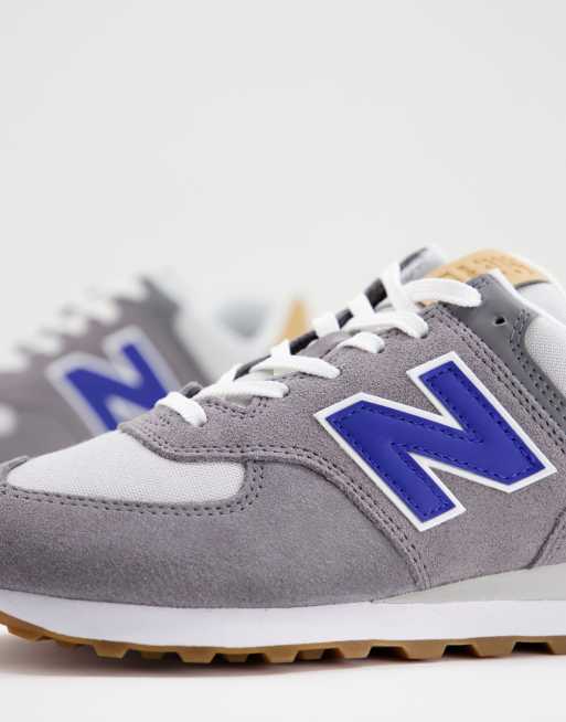 New balance store blau grau