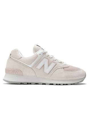 New Balance - 574 - Sneaker in Hellrosa-Rot