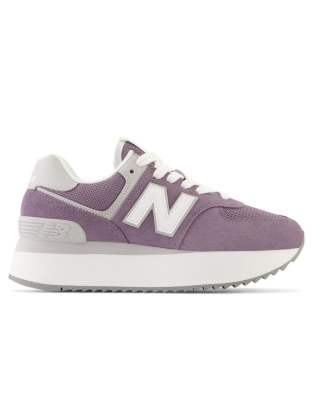 New Balance - 574+ - Sneaker in Lila