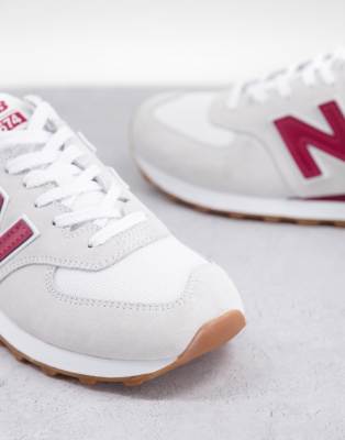 new balance ml574 sneaker red