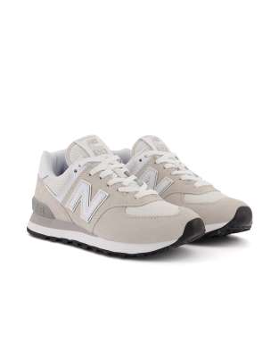 New Balance - 574 - Sneaker in Wollweiß und Grau