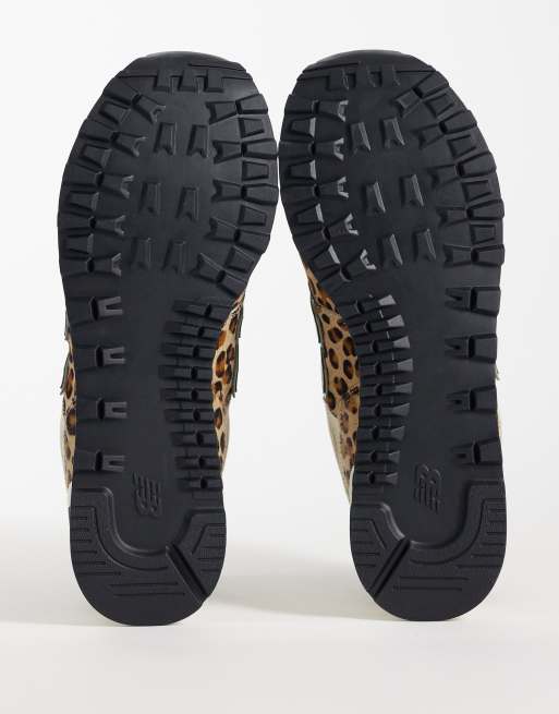 New Balance 574 Sneaker mit Leopardenmuster, 5 von 5