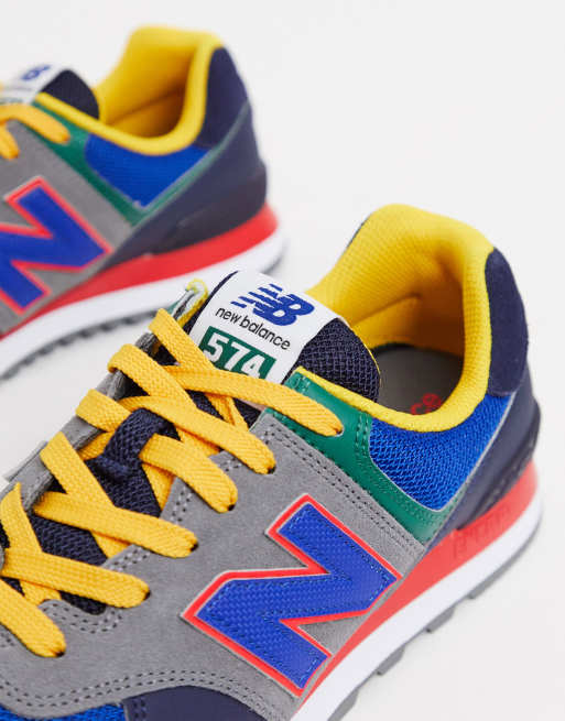 New balance 574 store damen bunt