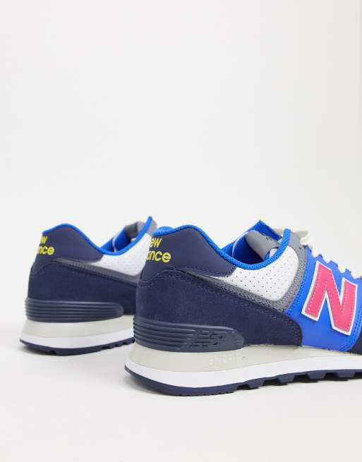 New balance hotsell 574 azzurre