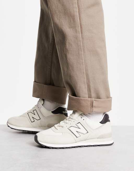 New balance 574 hot sale nere e oro