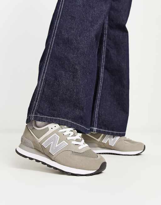 New Balance - 574 - Sneakers grigie, 4 di 4