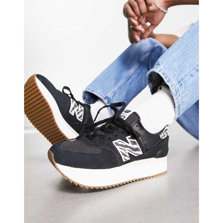 Cra-wallonieShops | x New Balance 574 Boston Marathon - BLACK