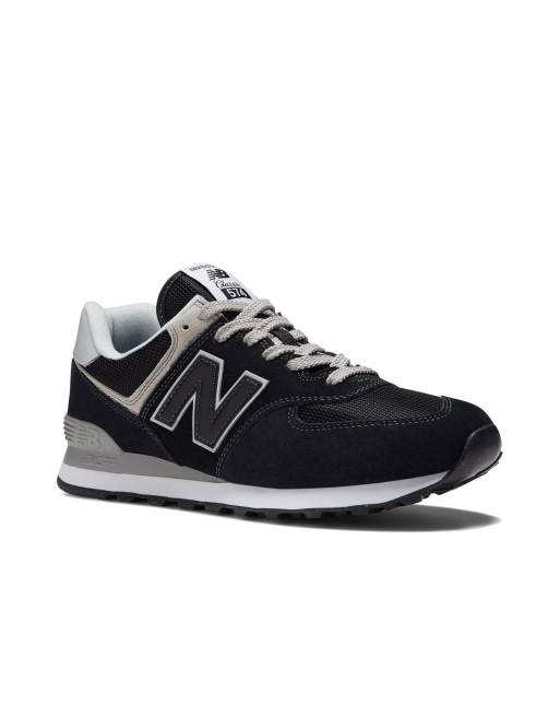 Rimpelingen Maestro Op de loer liggen New Balance 574 sneakers in black | ASOS