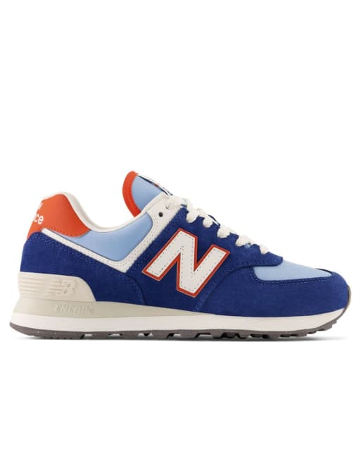 New Balance - 574 - Sneakers in blauw