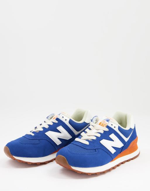 New Balance 574 sneakers in blue | ASOS