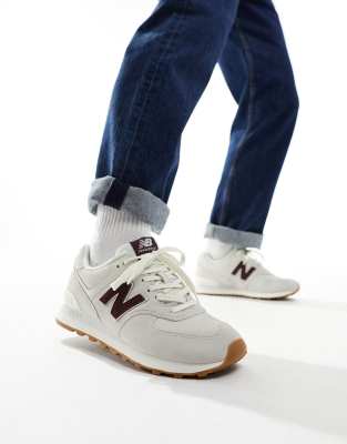 Navy new balance 574 size 5 best sale