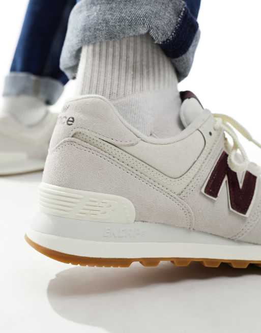 New Balance 574 sneakers in bone white