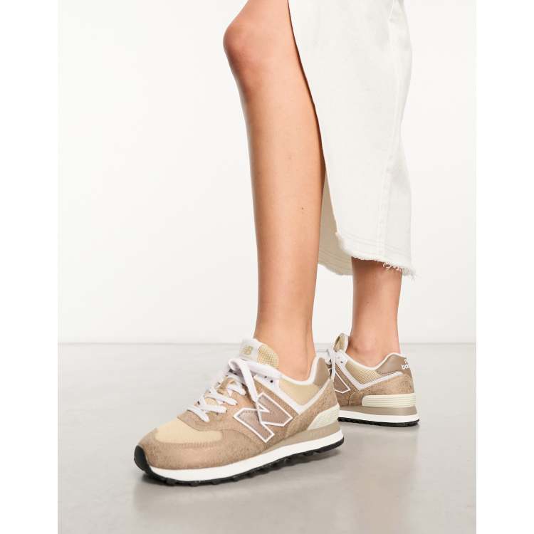 New balance 574 deals beige