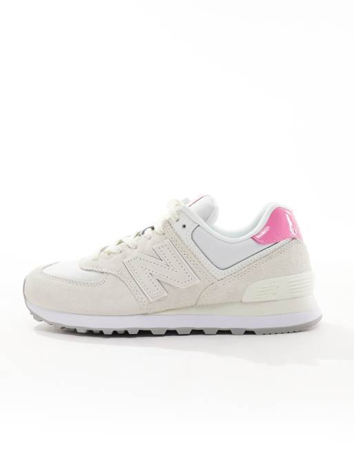 New balance 574 femme blanche best sale