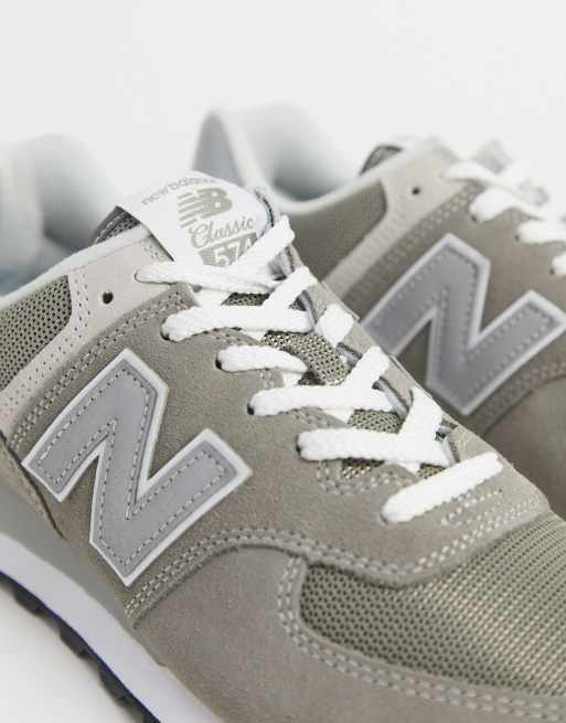 Gray suede deals new balance