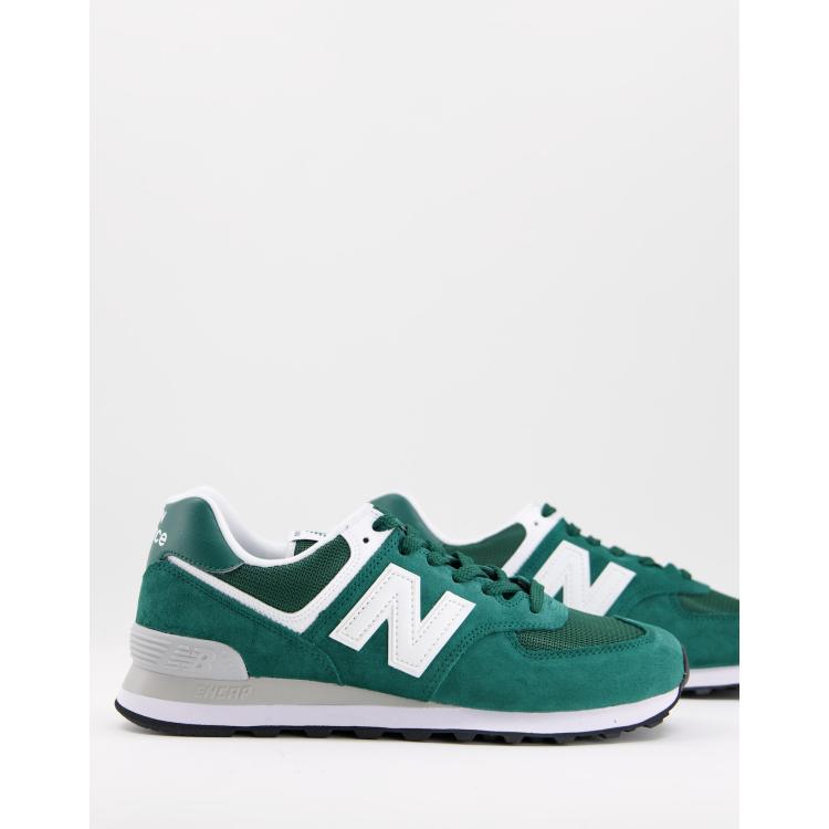 green nb trainers