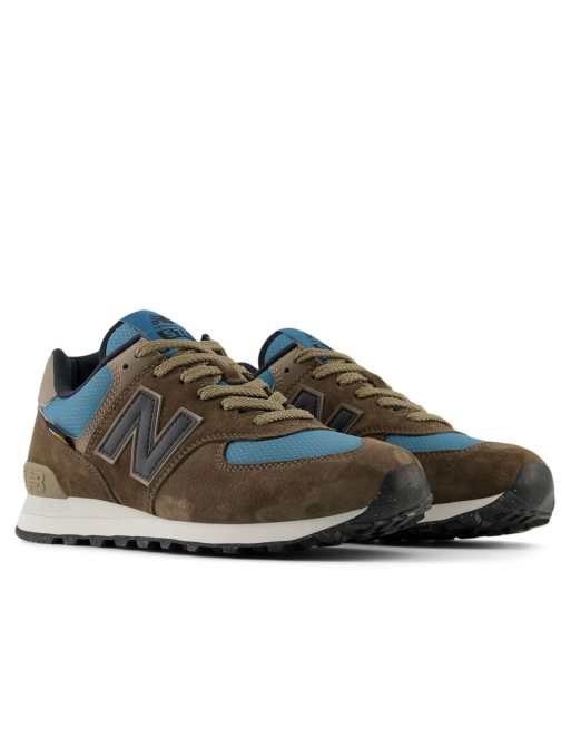 New Balance - 574 - Sneakers in donker paddenstoel