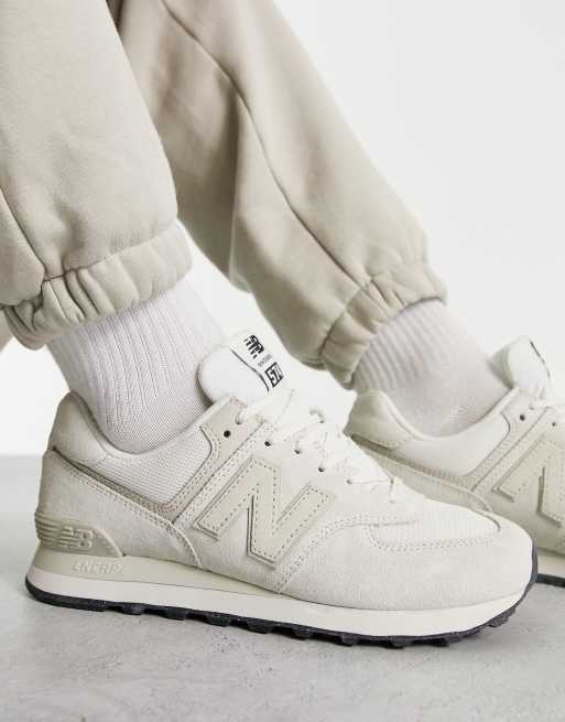 New Balance 574 Sneakers in gebroken wit ASOS