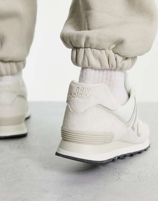 New Balance 574 - Sneakers in gebroken wit