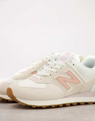 new balance 574 dames wit