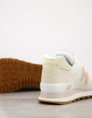 new balance 574 dames wit