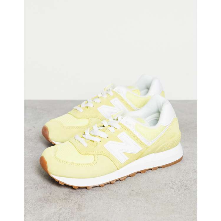 New balance 574 heren geel online