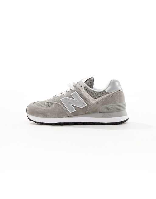 New Balance 574 Shoes Grey White 5.5