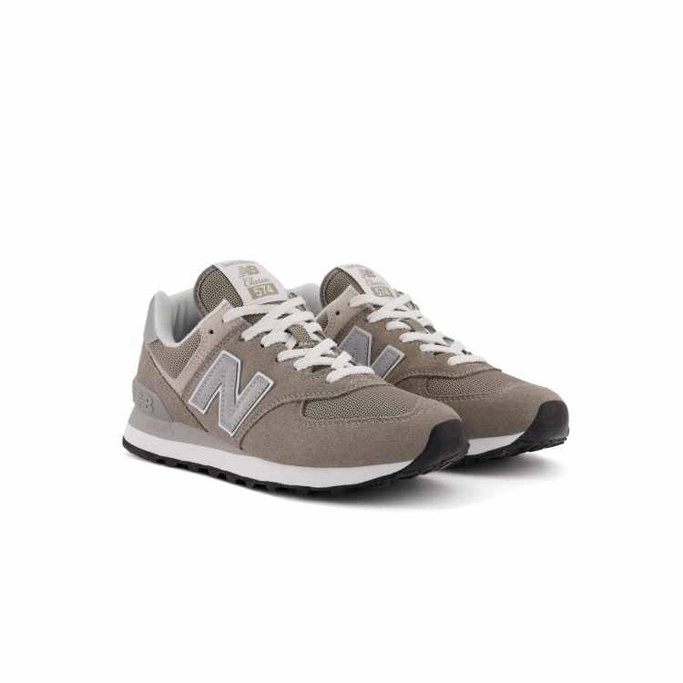 schieten impliciet schipper New Balance 574 sneakers in gray and white | ASOS