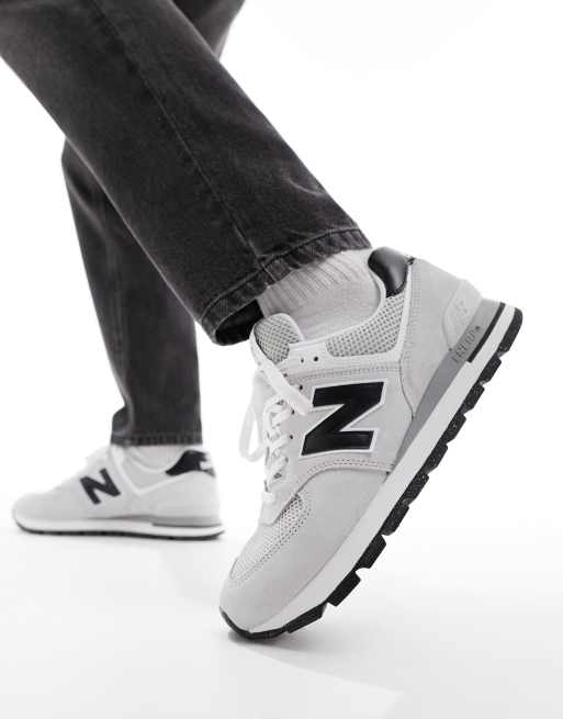 Grey new balance 574 best sale