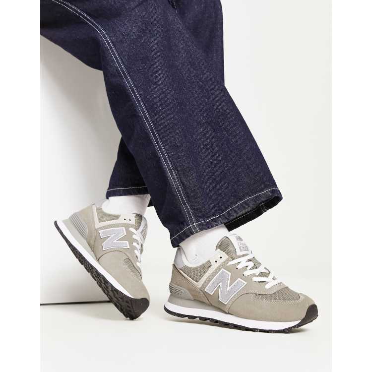 New Balance 574 sneakers in gray | ASOS