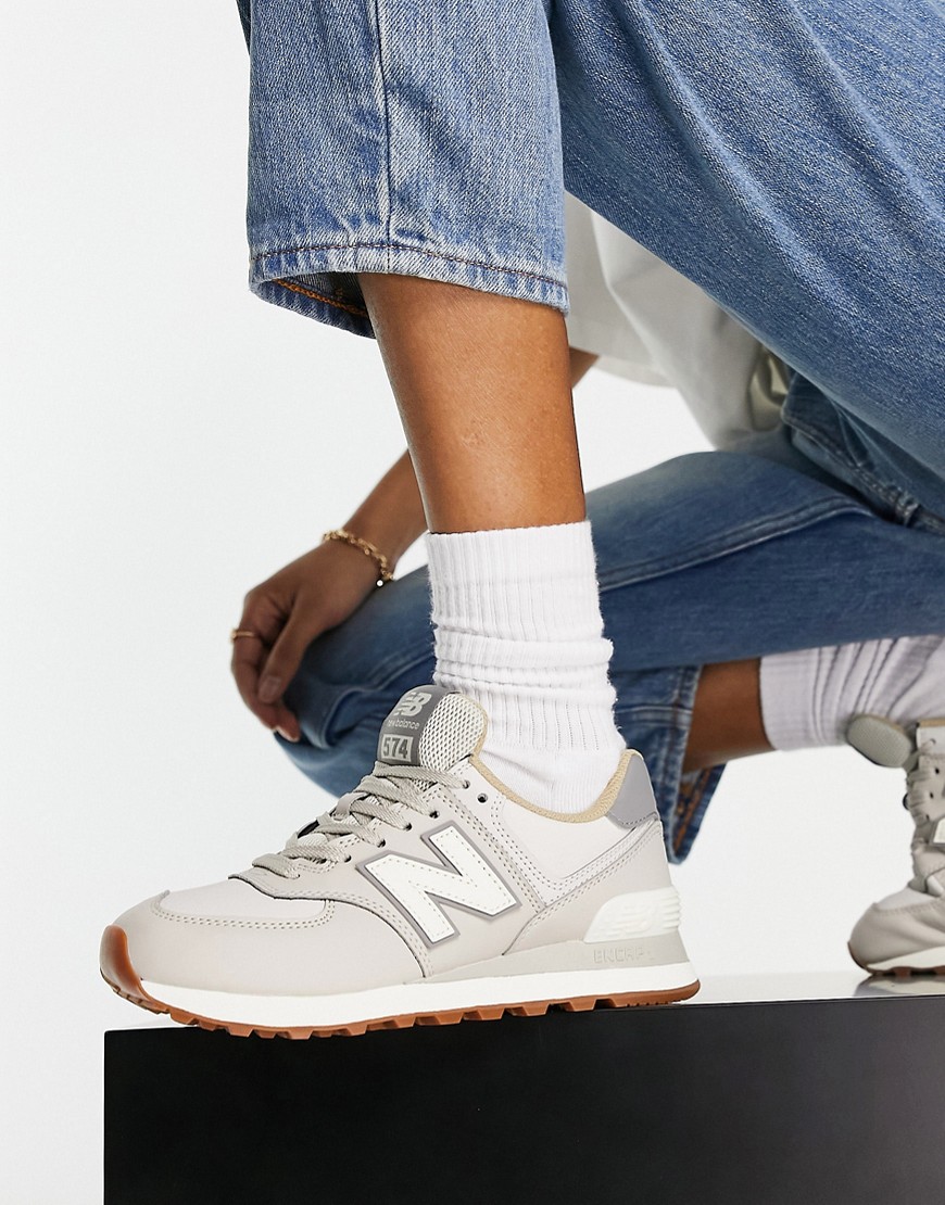 New Balance 574 sneakers in light gray