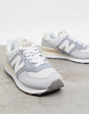 light gray new balance shoes